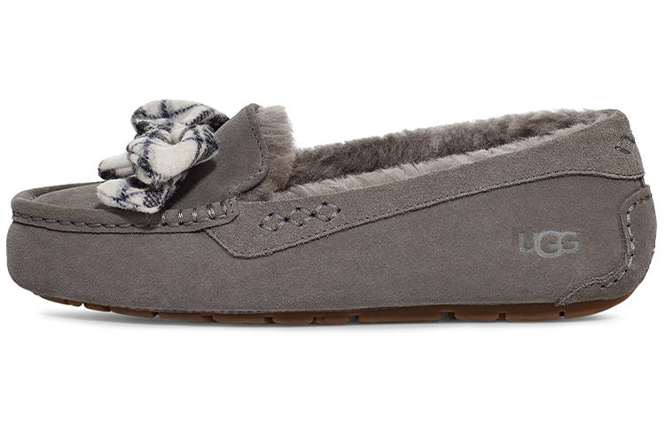 UGG UGG Ansley Plaid Bow 'Charcoal' Women's