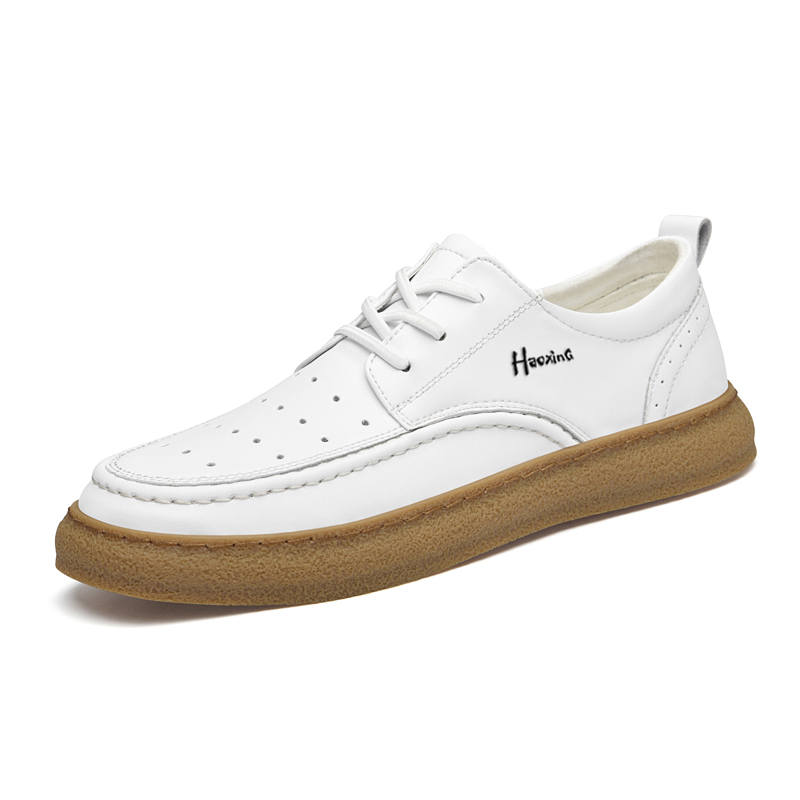 HAOXING Cow Split Leather Breathable Abrasion Resistant Cushioning Breathable Abrasion Resistant Cushioning Low top