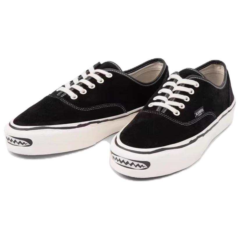 KAMIYA x MADNESS Canvas Low top Skateboard Shoes Unisex Black