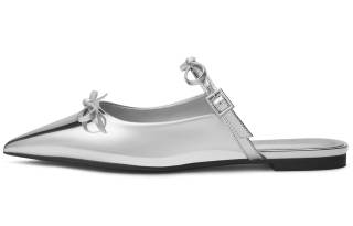 CHARLES&KEITH Composite Sole Closed Toe Slippers 1.5cm Women's