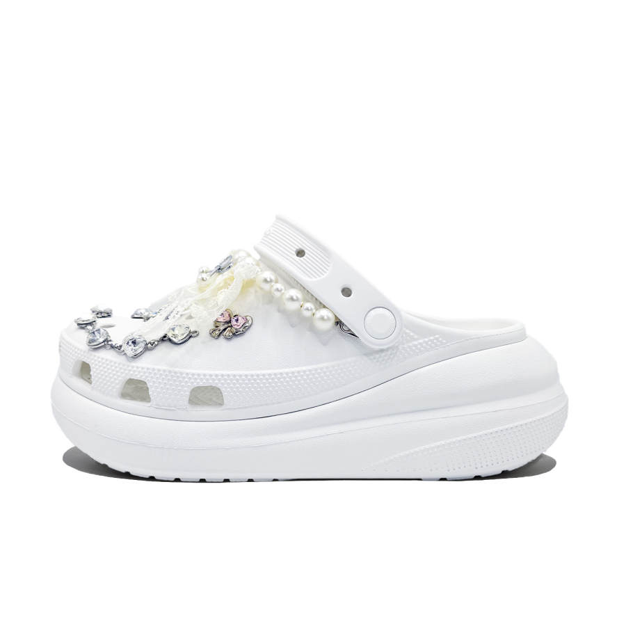 Crocs Crocs Crush Clog EVA Clogs Women's White