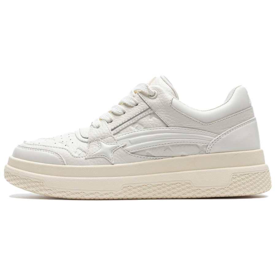 TBOF Height Increasing Height Increasing Low top Skateboard Shoes Unisex Ecru