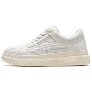 TBOF Height Increasing Height Increasing Low top Skateboard Shoes Unisex Ecru