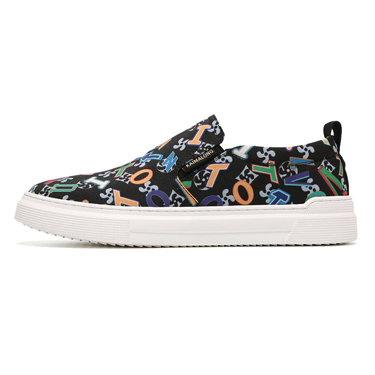 KAIMALONG Fabric Slip Resistant Abrasion Resistant Slip Resistant Abrasion Resistant Low top Skateboard Shoes Men's