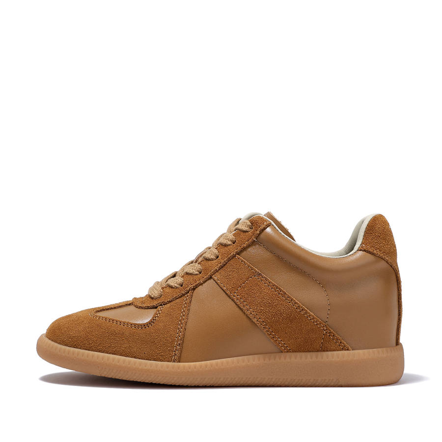 BELLALILY Top Grain Cow Leather Low top Casual Shoes Women's