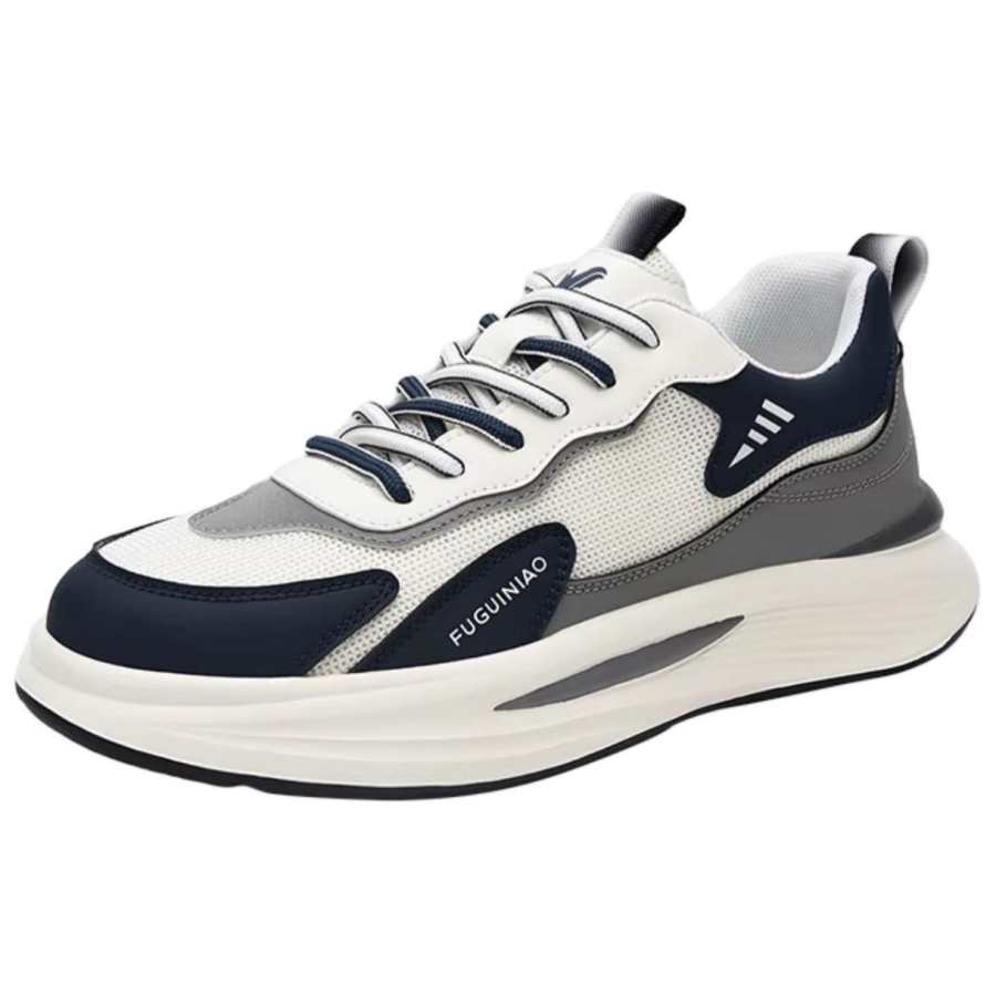 Rich Birds Mesh Breathable Height Increasing Slip Resistant Low top Casual Shoes Men's