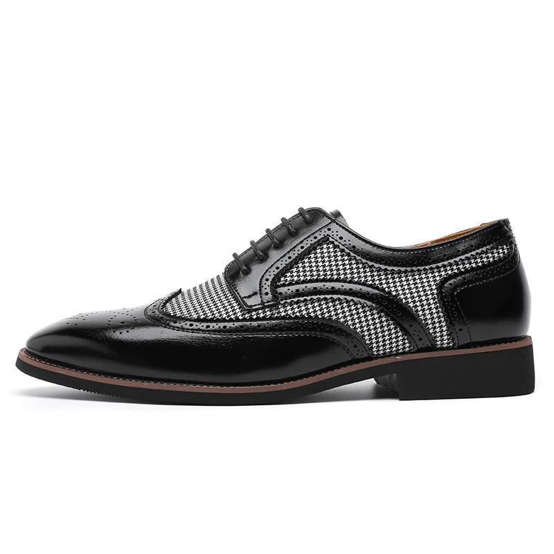 PEHL Dress Shoes Men's Low Top Black/Brown