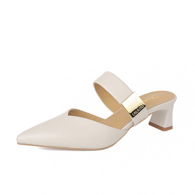 TATAYA Rubber Sole Slip Resistant Slip Resistant Closed Toe Slippers Women's