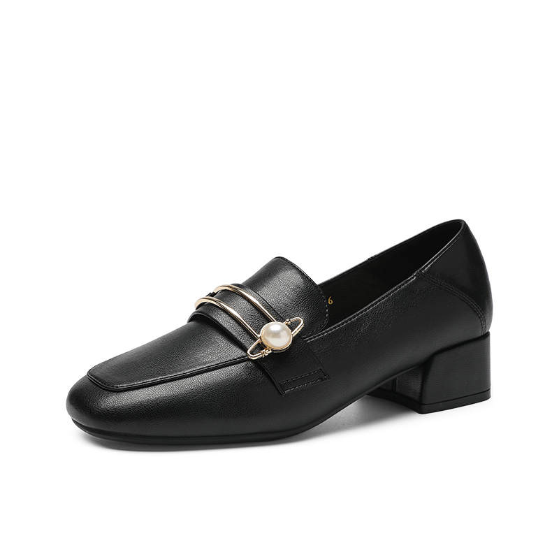 ZHR Loafers Women's Black/Beige/Apricot