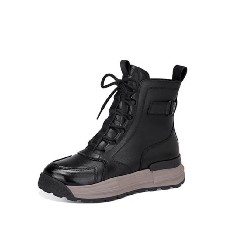 JESSICA SOPHIA Calfskin Ankle Boots 3.5cm Women's