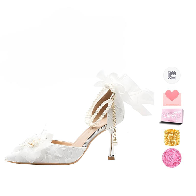 Aimilian High Heels Women's Ecru