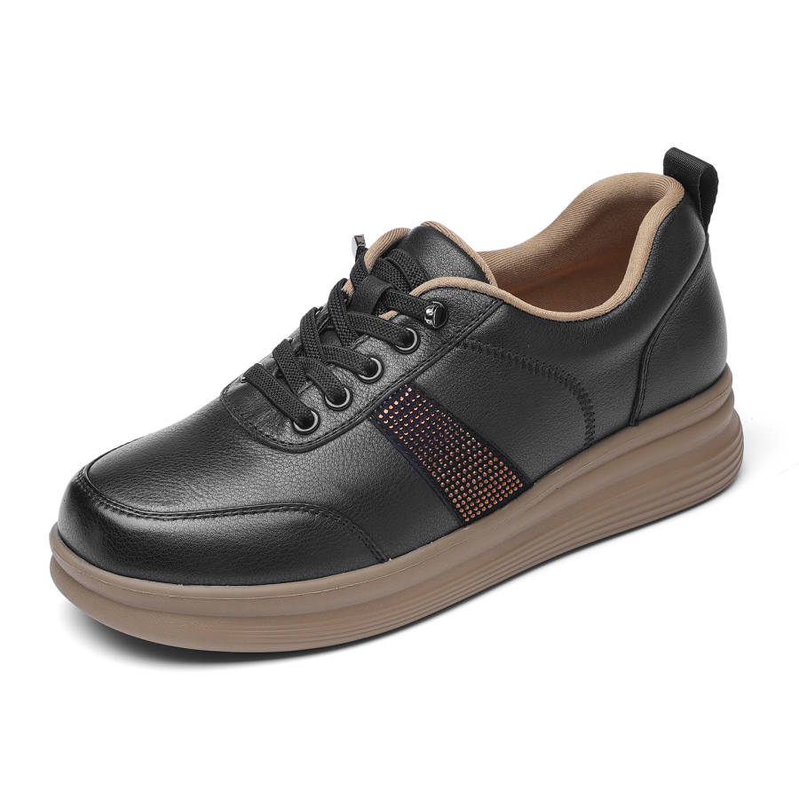 XINNUO Cow Leather Breathable Lightweight Breathable And Lightweight Low top Skateboard Shoes Women's