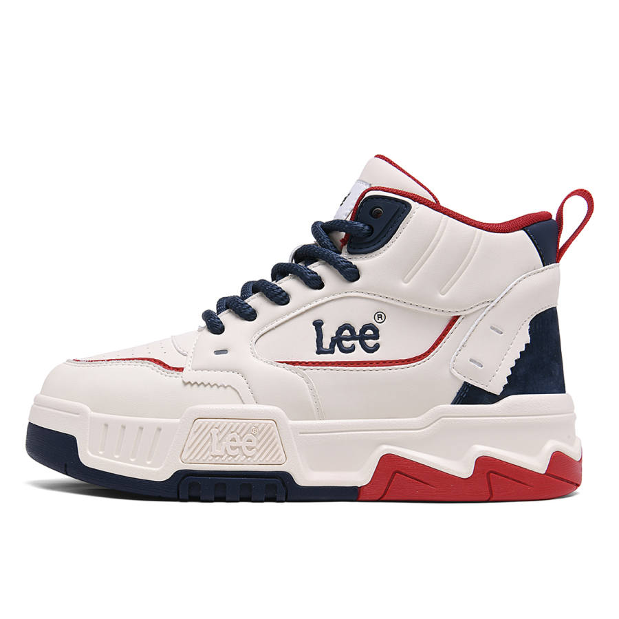 Lee Fashionable, Comfortable, And Versatile Synthetic Leather, Split Cow Leather Abrasion Resistant High top