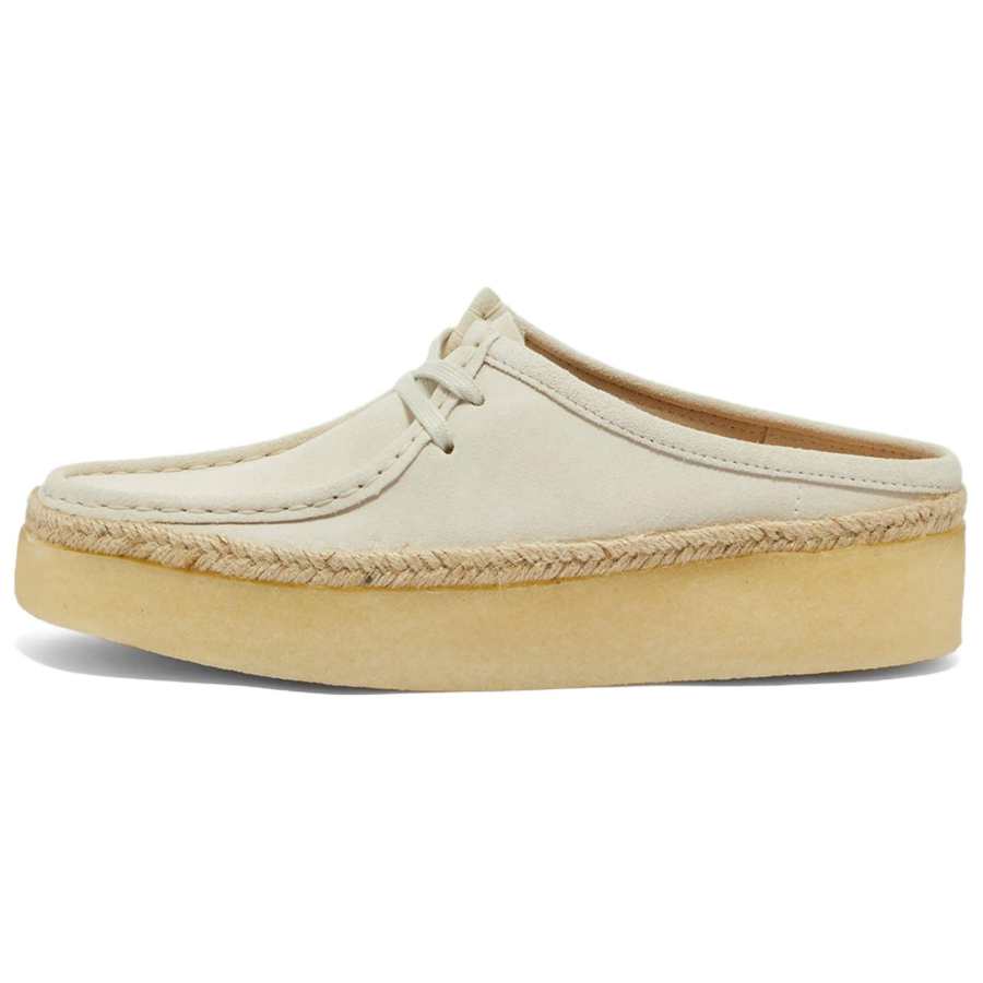 Clarks Rubber Sole Slip Resistant Closed Toe Slippers Unisex Beige