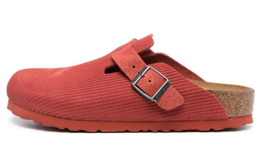 Birkenstock Fashion Trend Closed Toe Slippers Women's Pink Brown