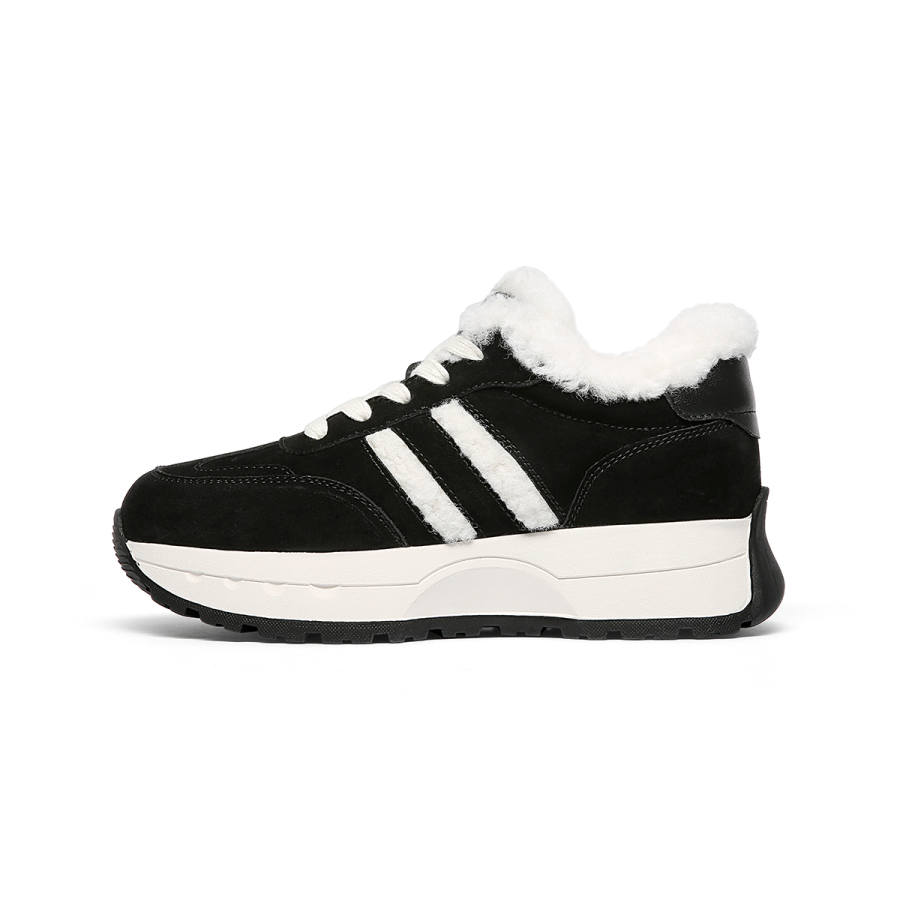 GOLDLION Casual Shoes Women's Low Top Black/Earth Yellow
