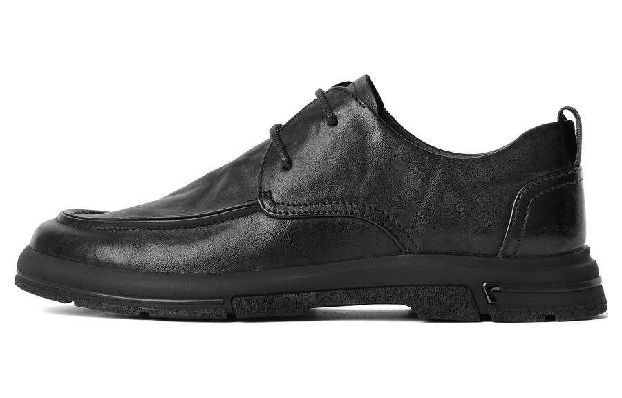 BELLE Casual Leather Shoes Men's Black