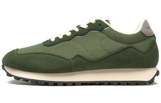 Rockfish Textile, Synthetic Leather Low top Running Shoes Unisex Green