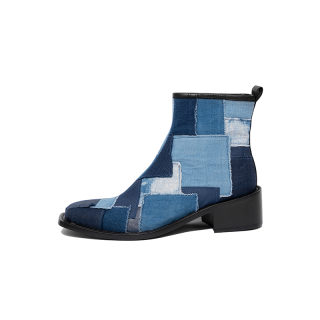 SYMBOLS OF LIGHT Ankle Boots Women's Blue