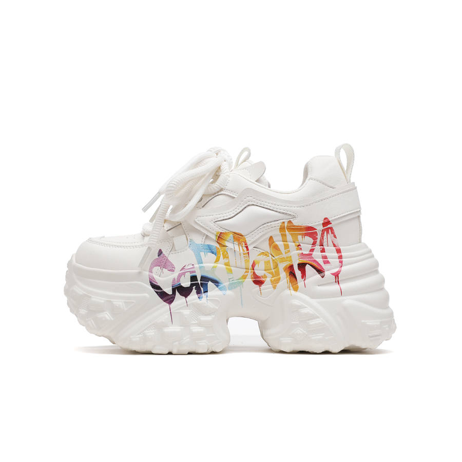 CARDANRO Petite Favorite Chunky Sneakers Women's Low Top White/Beige