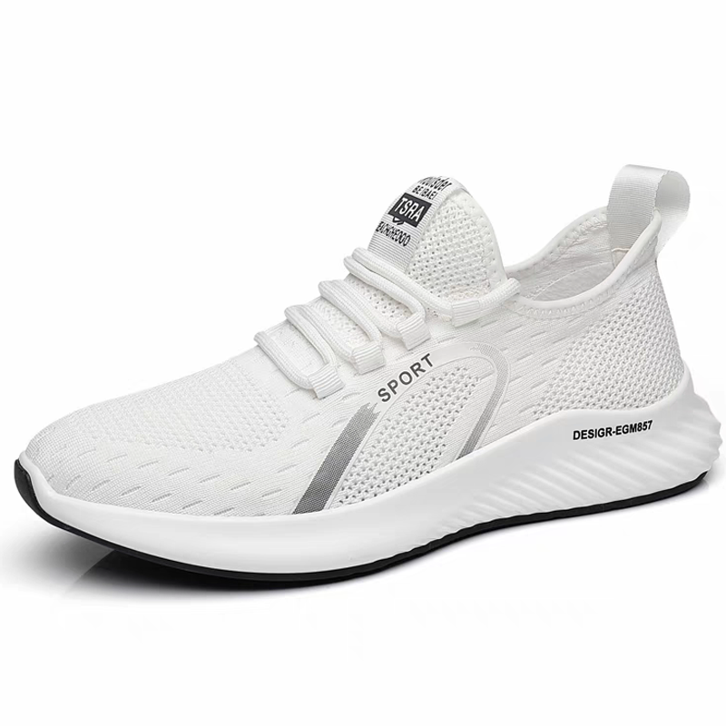SENJIALUO Fabric Cushioning Moisture Wicking Support Lightweight Slip Resistant Low top Casual Shoes Men's