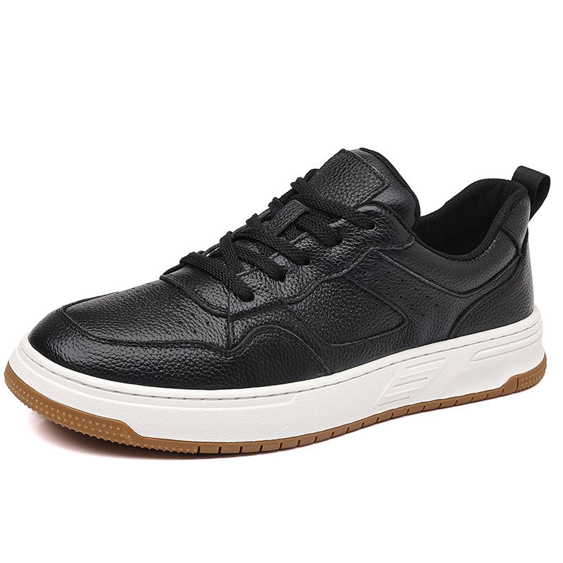 POPULAR ROUSE PR Top Grain Cow Leather Low top Skateboard Shoes Men's