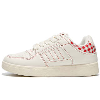 KEMANIKE White Sneakers Abrasion Resistant, Breathable, Lightweight Abrasion Resistant, Breathable, Lightweight Low top
