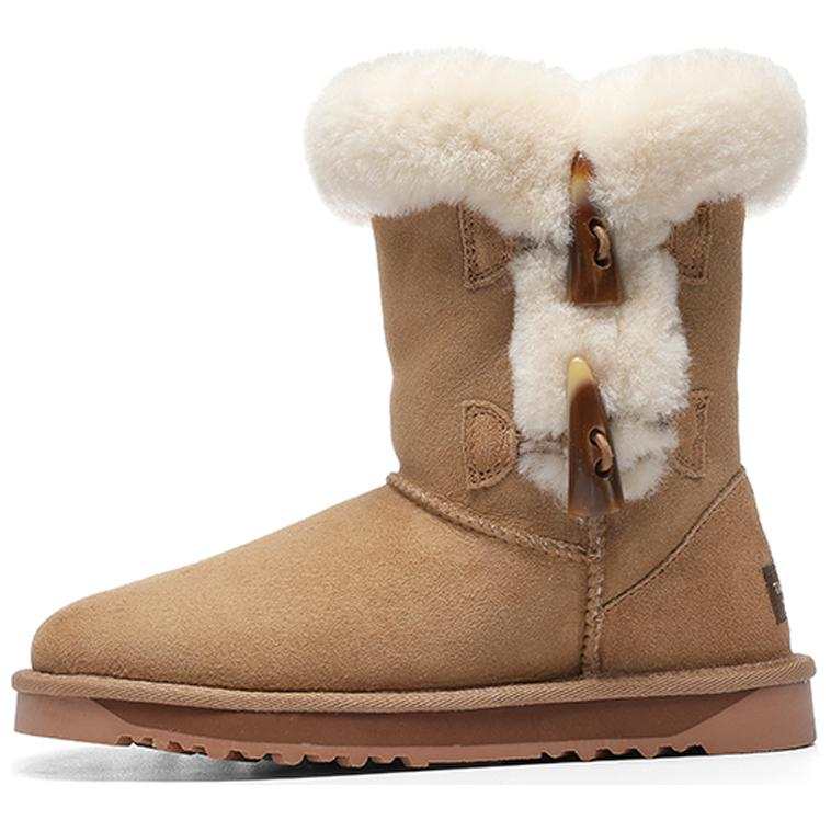 TASMAN AUS Sheepskin Thermal Coverage Thermal Coverage Crew Snow Boots 2.5CM Women's