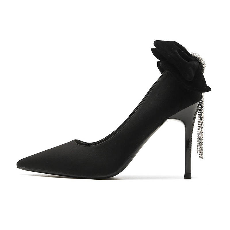 KATHRYN WILSON Susu Slim Heel High Heels 9.5cm Women's Black