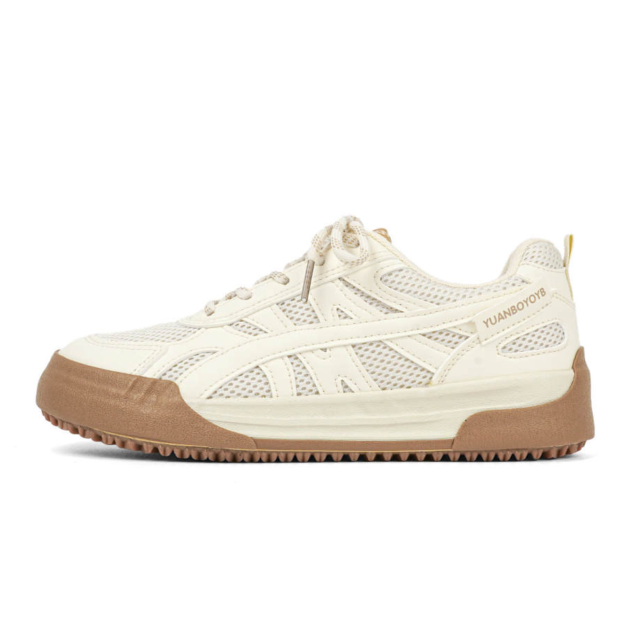 Mengsai Mengsai Cushioning Coverage Cushioning Coverage Low top Skateboard Shoes Men's Apricot Romantic Box
