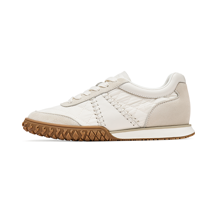 73Hours Cream Waffle Breathable Lightweight Breathable And Lightweight Low top Casual Shoes Women's