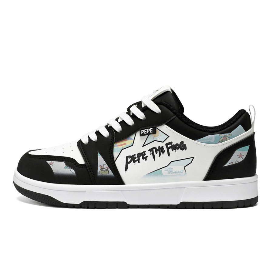 Pepe The Frog Low top Skateboard Shoes Men's