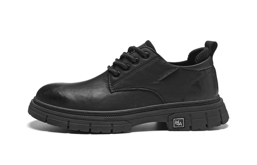 HLA Men's Casual Shoes Men's Low Top Black