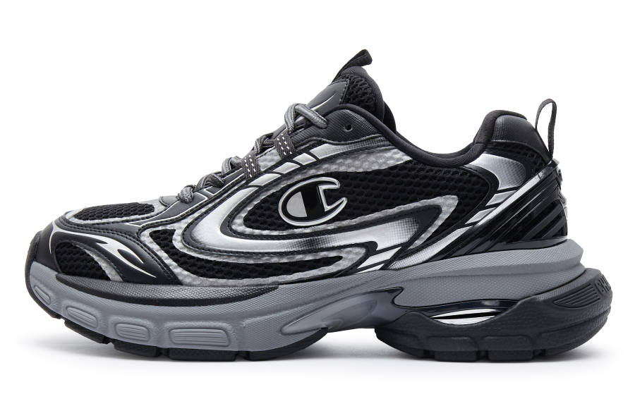 Champion Slip Resistant Abrasion Resistant Running Shoes Men's Black