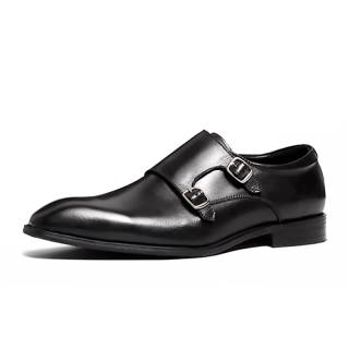 Bansley Wu Qu Series Top Grain Cow Leather Dress Shoes Men's
