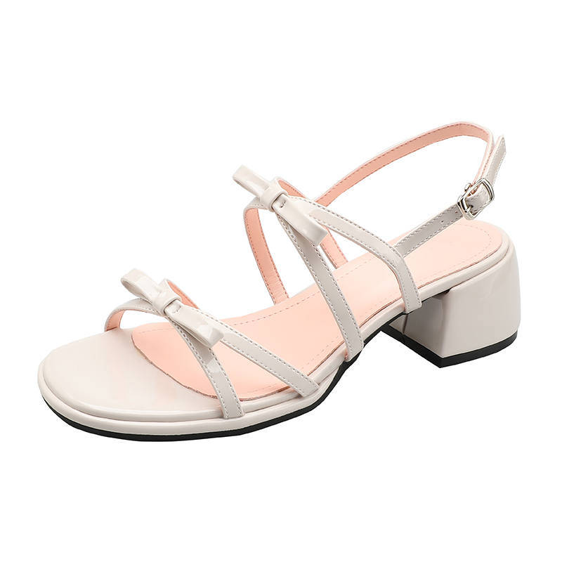 TATAYA Patent Leather One Strap Sandals Women's