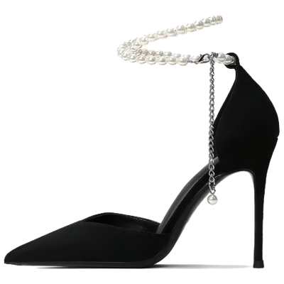 Crelinkxlat Pu High Heels Women's Black