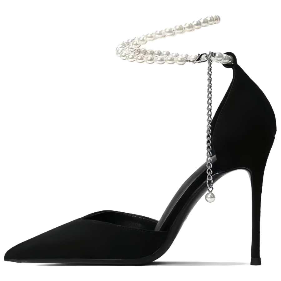 Crelinkxlat Pu High Heels Women's Black