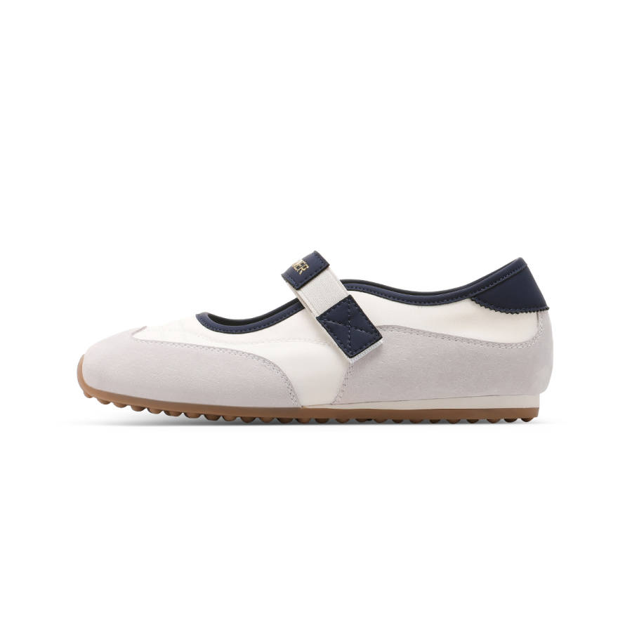 C°BANNER Fabric Flat Mary Jane Shoes Women's