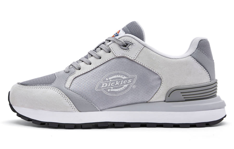 Dickies Fabric Abrasion Resistant Lightweight Wear resistant And Lightweight Low top Casual Shoes Men's Light Gray