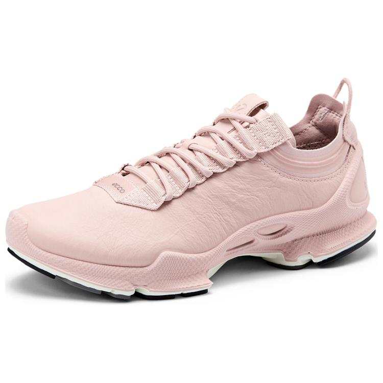 Ecco Striding C Cow Leather Low top Running Shoes Women's Pink