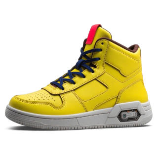 SHUXIAOBEI High top Skateboard Shoes Unisex Yellow