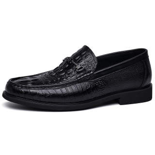 KAISER Cow Leather Casual Shoes Men's Black