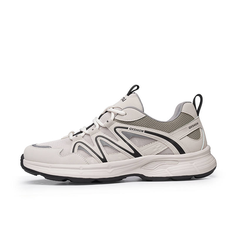 RITAI Sports Synthetic Leather Slip Resistant, Abrasion Resistant, Breathable Low top Chunky Sneakers Men's