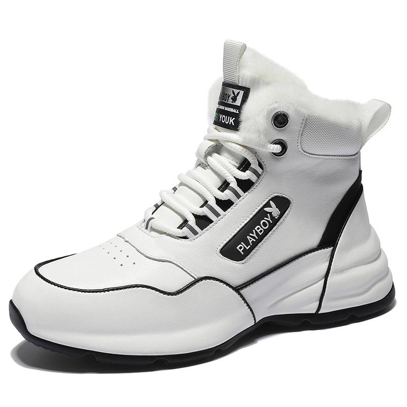 Playboy Sports Fleece Lined Fashion Comfortable High top Casual Shoes Men's