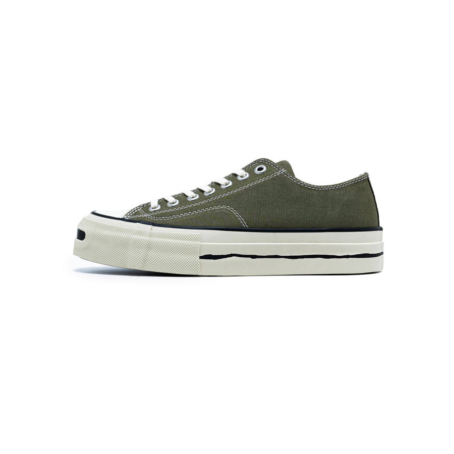 T/C TC Tcmade 015 Platform Low top Canvas Shoes Unisex Olive Green
