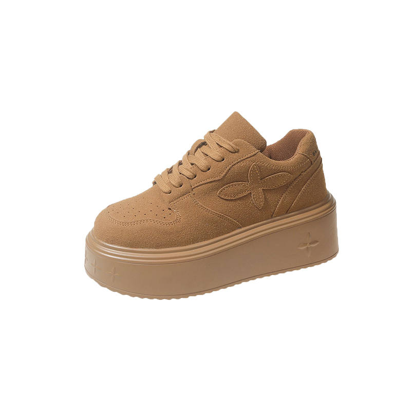 YOUAISHA Abrasion Resistant Height Increasing Abrasion Resistant Height Increasing Low top Skateboard Shoes Women's