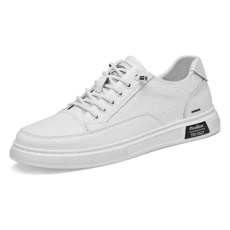 JINMAIWANG Cow Leather Slip Resistant Abrasion Resistant Slip Resistant Abrasion Resistant Low top Skateboard Shoes