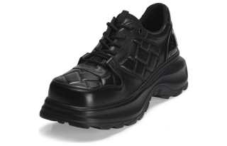 EARL JOEL Leather Casual Shoes Men's Black