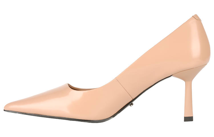 Tony Bianco Cow Leather Slim Heel High Heels 8cm Women's Milk Coffee